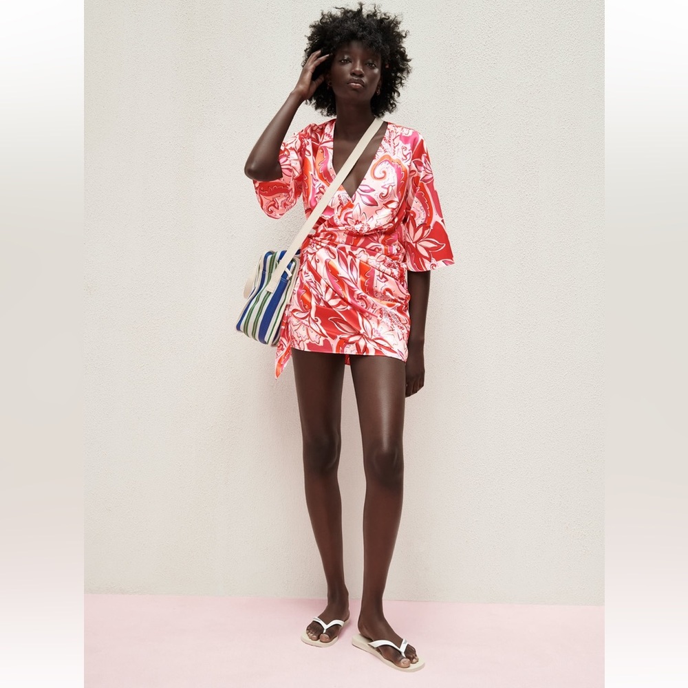 Zara Printed Mini Dress